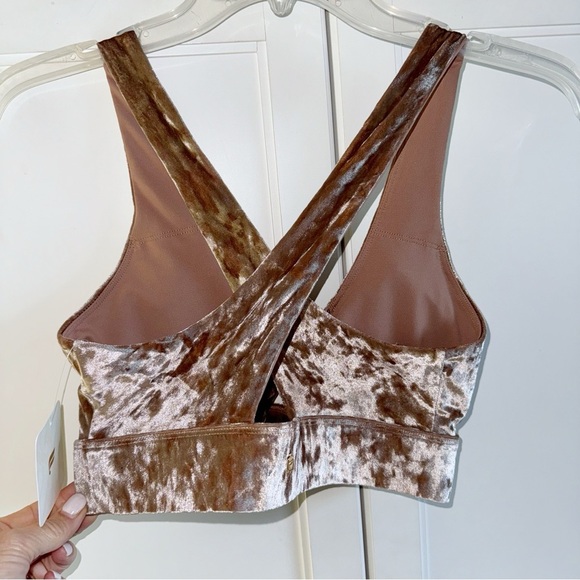 New! Fabletics 3-piece Set Crushed Velour Zip Up Hoodie/Legging/Bra-Top Sz Small - Picture 10 of 16